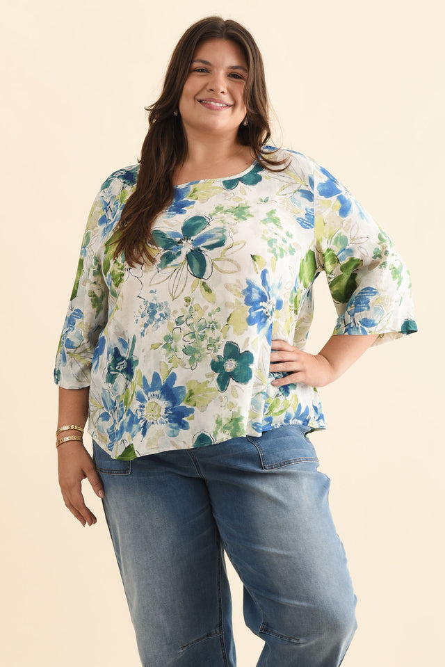 plus-size,curve-tops,plus-size-sleeved-tops,plus-size-linen-tops,alt text|model:Gabby