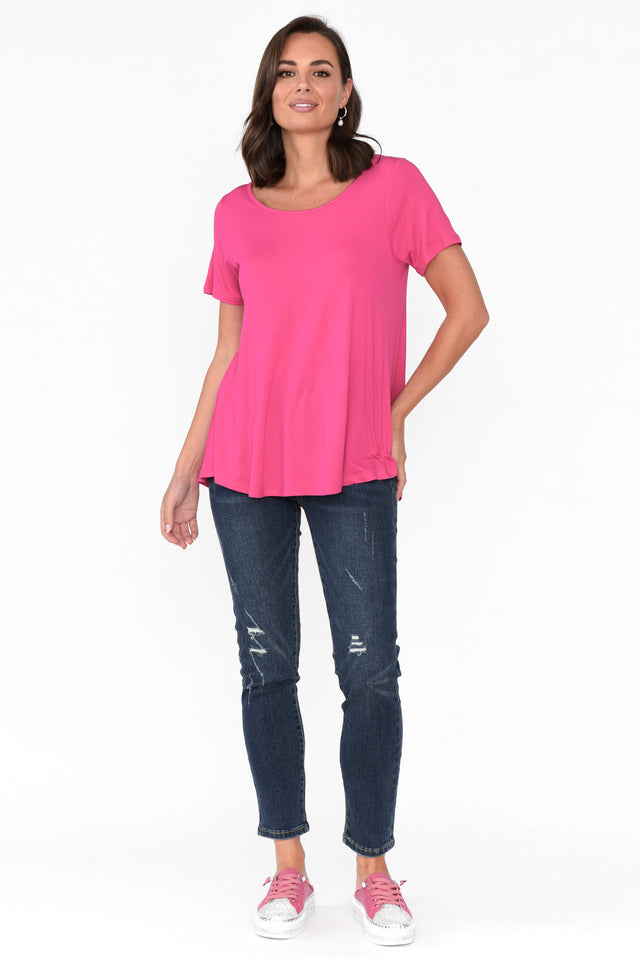 Zadie Distressed Dark Blue Stretch Jeans