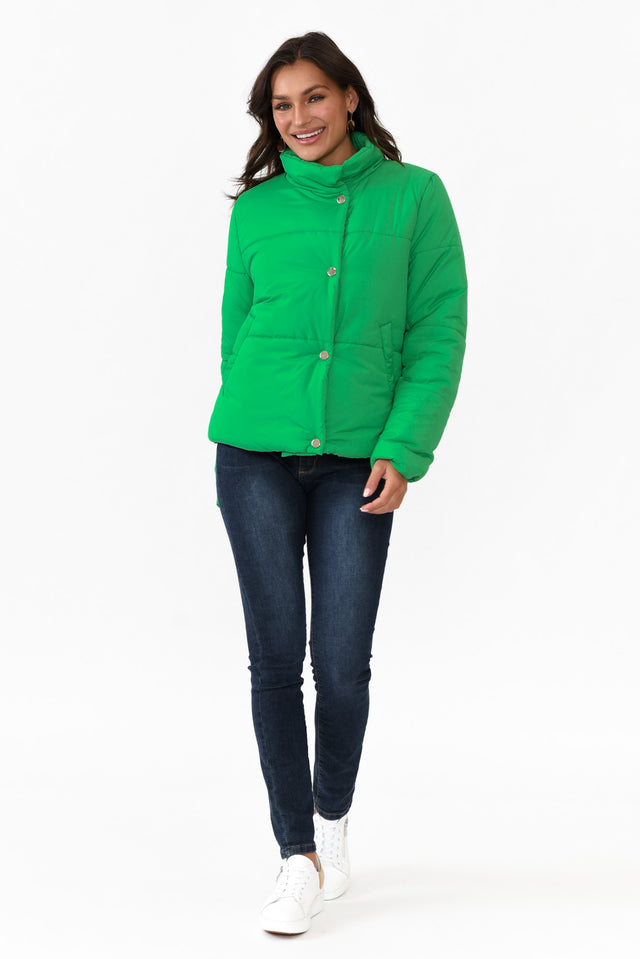 Hudson Green Puffer Jacket