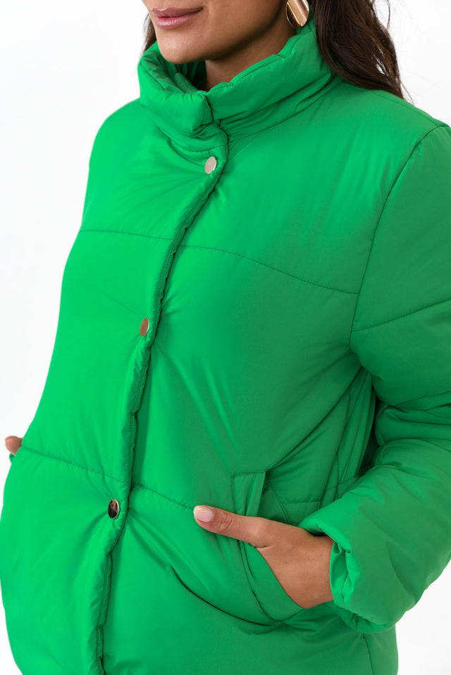 Hudson Green Puffer Jacket image 5