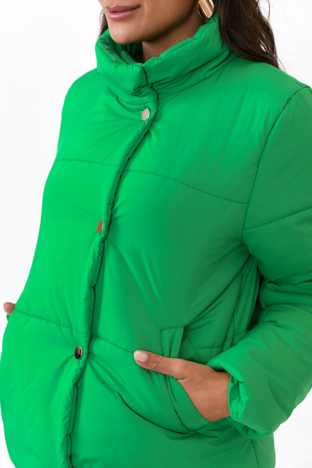 Hudson Green Puffer Jacket