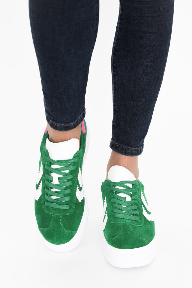 Iggy Green Suede Sneaker