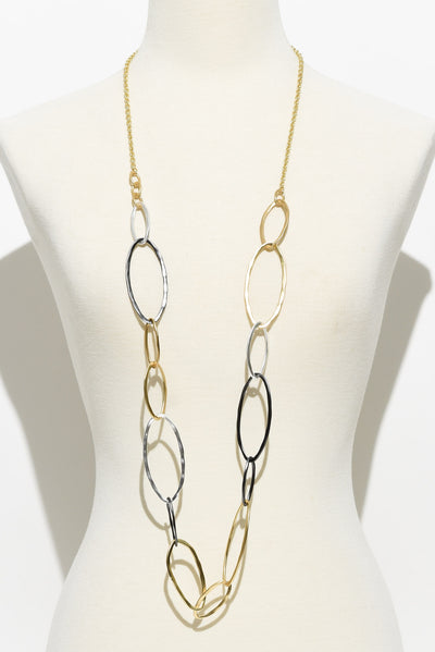 Imogen Gold Metal Link Necklace