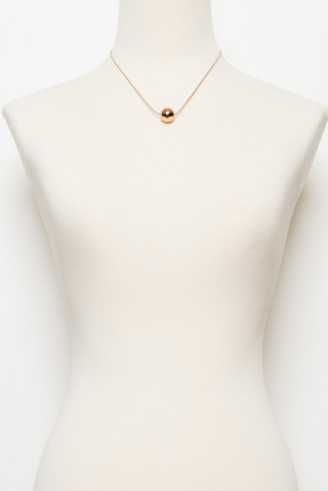 Innes Gold Ball Pendant Necklace image 2