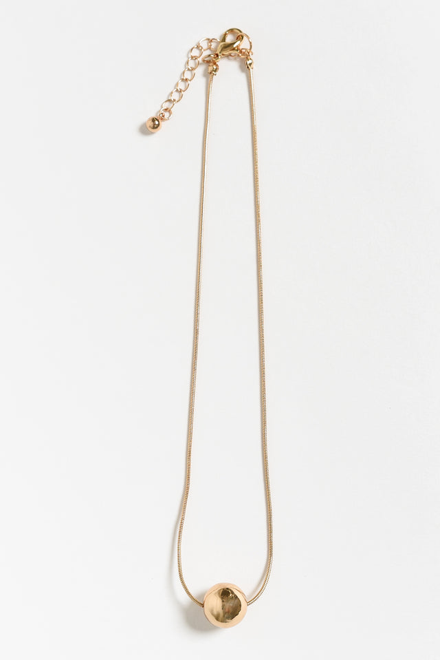 Innes Gold Ball Pendant Necklace image 1