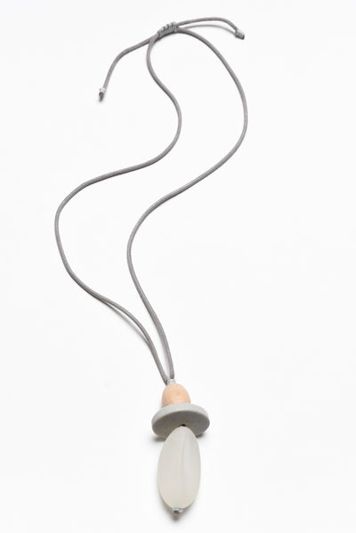 Irini Grey Pendant Necklace