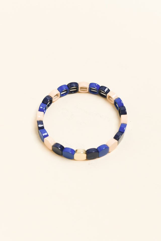 Ivy Blue Beaded Bracelet image 1