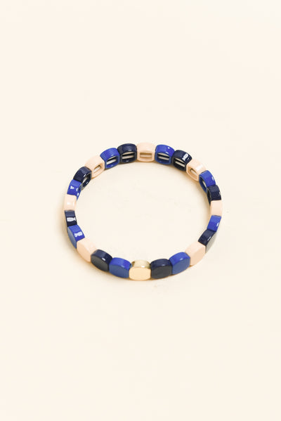 Ivy Blue Beaded Bracelet
