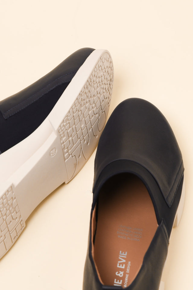Jamaica Navy Leather Loafer image 3