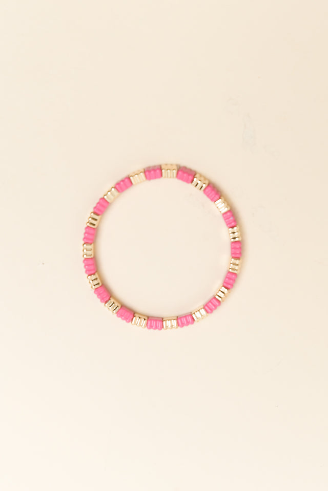 Java Pink Beaded Bracelet image 2
