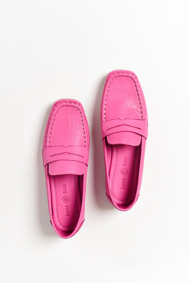Jaxon Pink Leather Loafer image 3