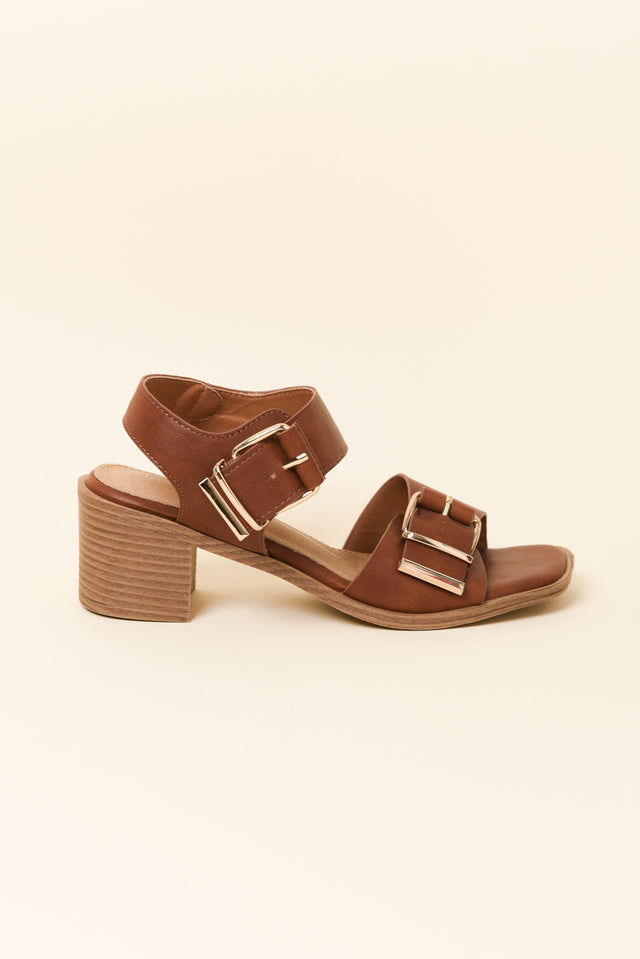 Jazzi Cognac Buckle Heel image 1