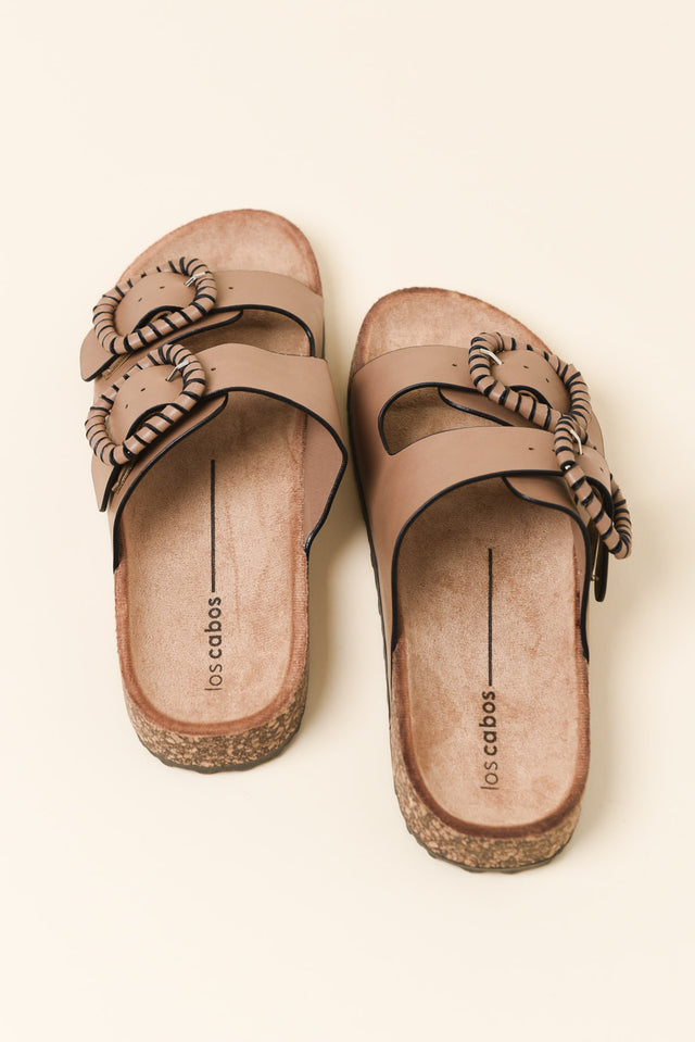 Jirona Tan Buckle Slide image 4