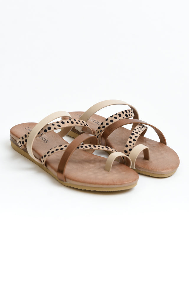Kalua Natural Cheetah Strappy Slide image 3