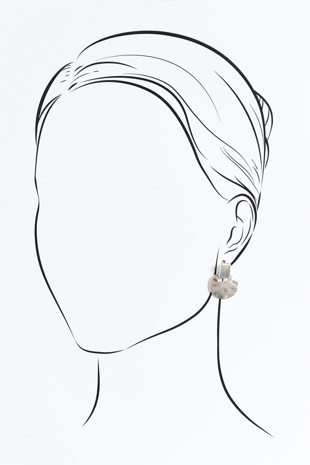 Kherson Silver Drop Earrings