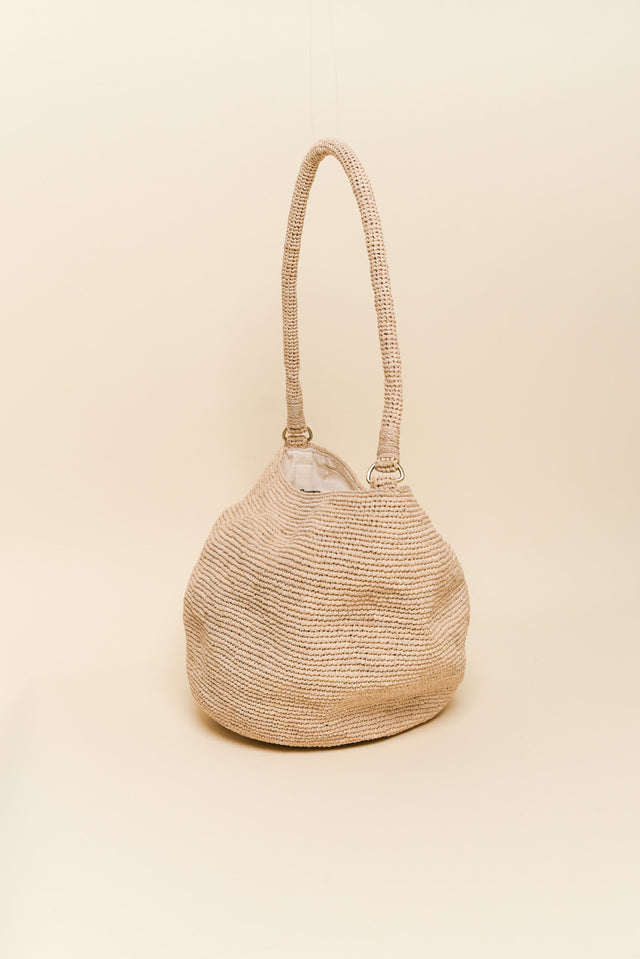 Kibo Natural Raffia Tote Bag