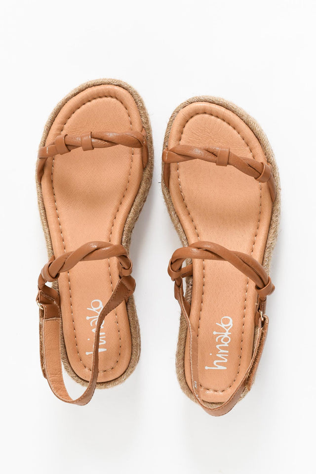Kirra Tan Leather Platform Sandal image 5