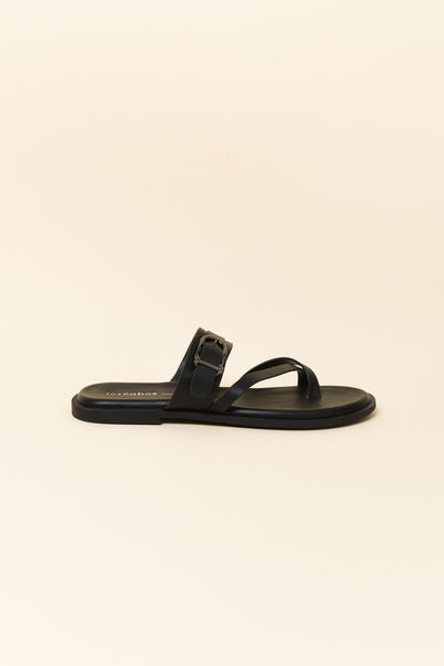 Kooning Black Buckle Slide