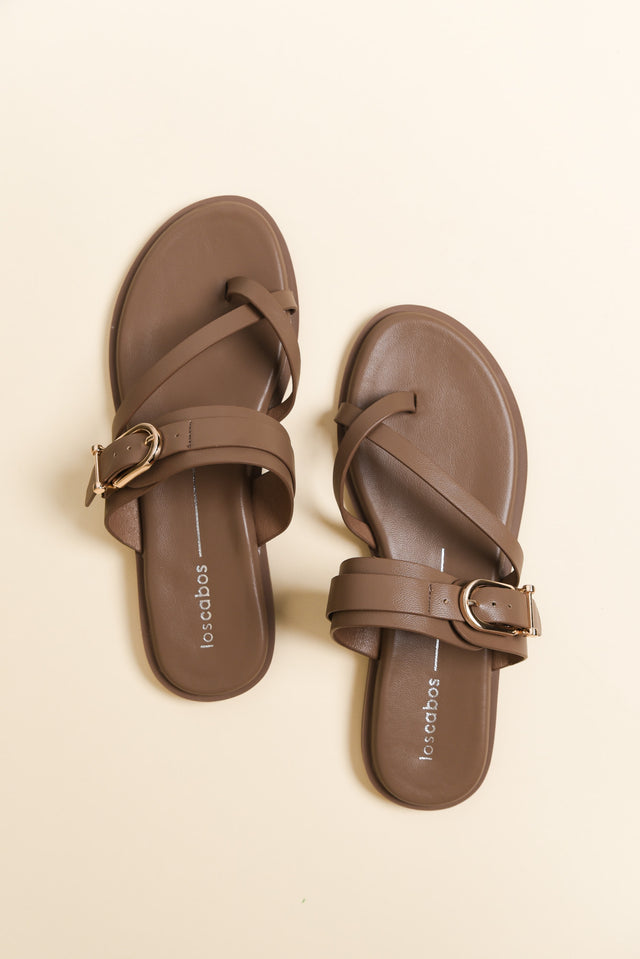 Kooning Taupe Buckle Slide image 4