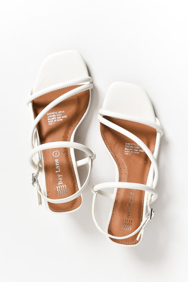 Krystal White Crossover Heel image 5