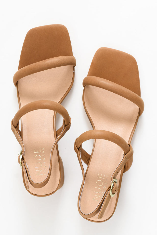 Lacee Tan Leather Heel image 5