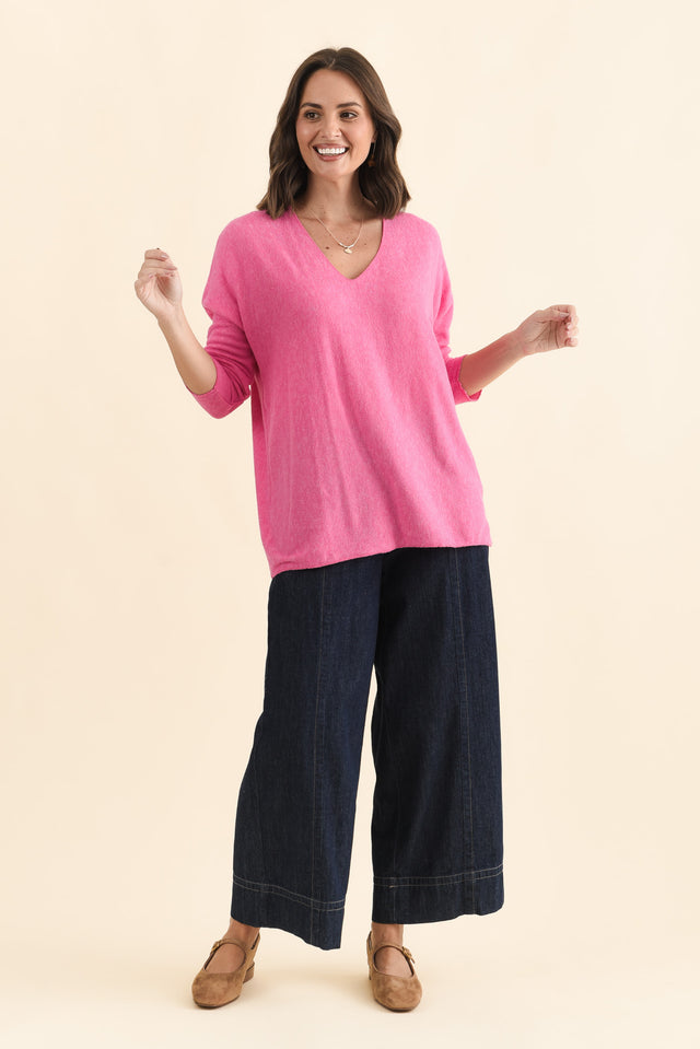 Lakin Pink Knit Jumper image 7