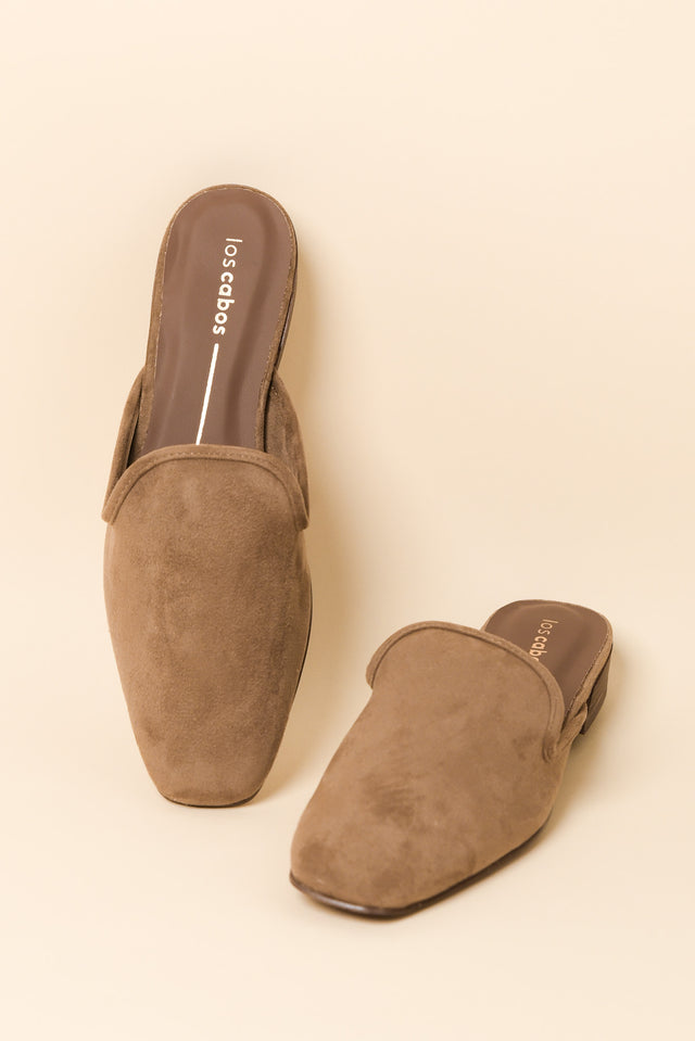 Landi Tan Suede Mule