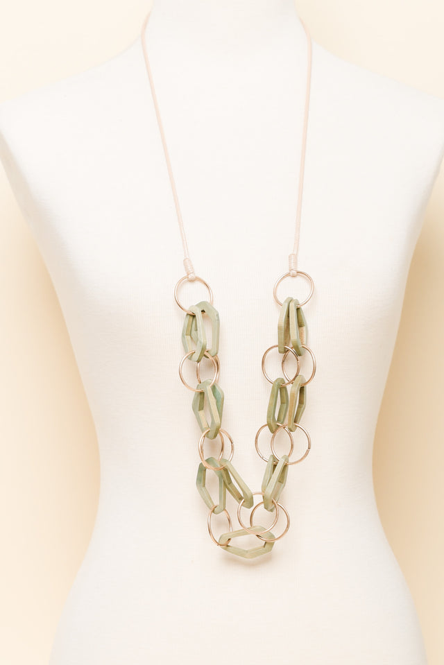 Leanne Green Wooden Layered Necklace