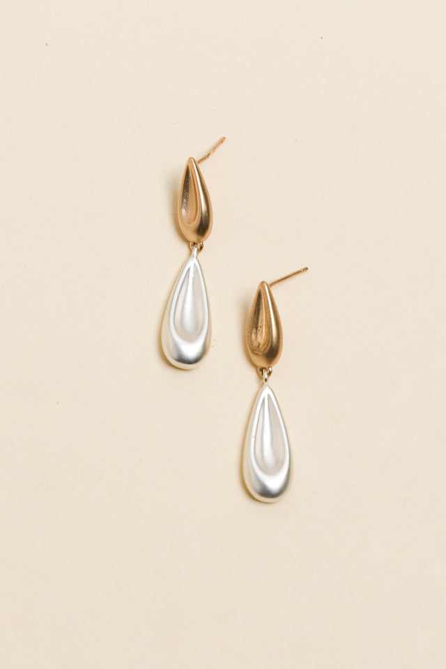 Lenah Gold Teardrop Earrings image 1
