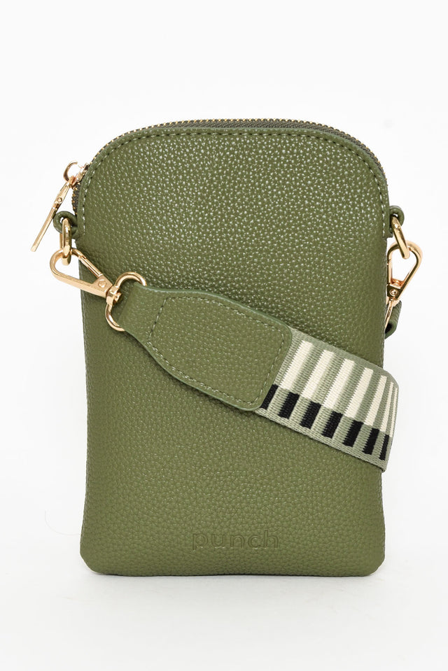 Leola Khaki Walker Crossbody Bag image 1