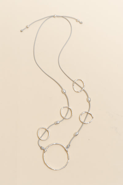 Leveque Silver Circle Necklace