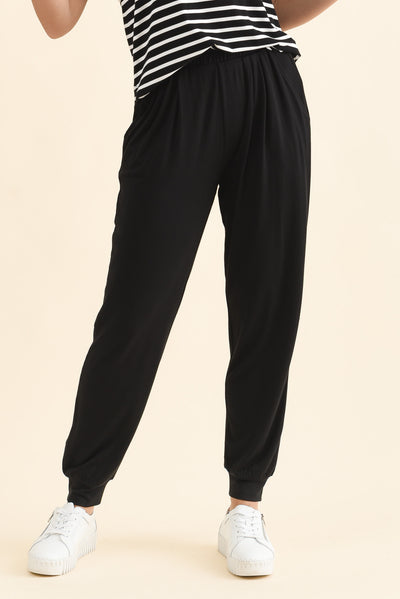 Louis Black Jogger Pants