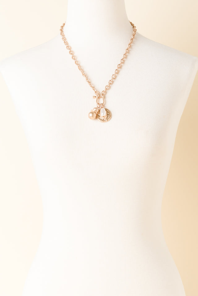 Luella Gold Charm Necklace