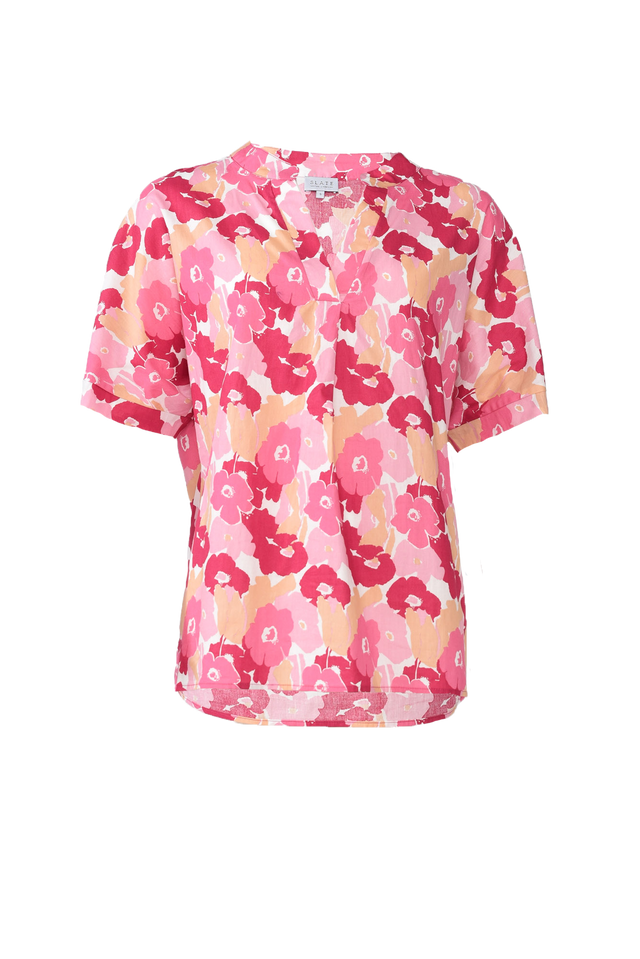 Maiana Pink Wildflower Cotton Top image 3