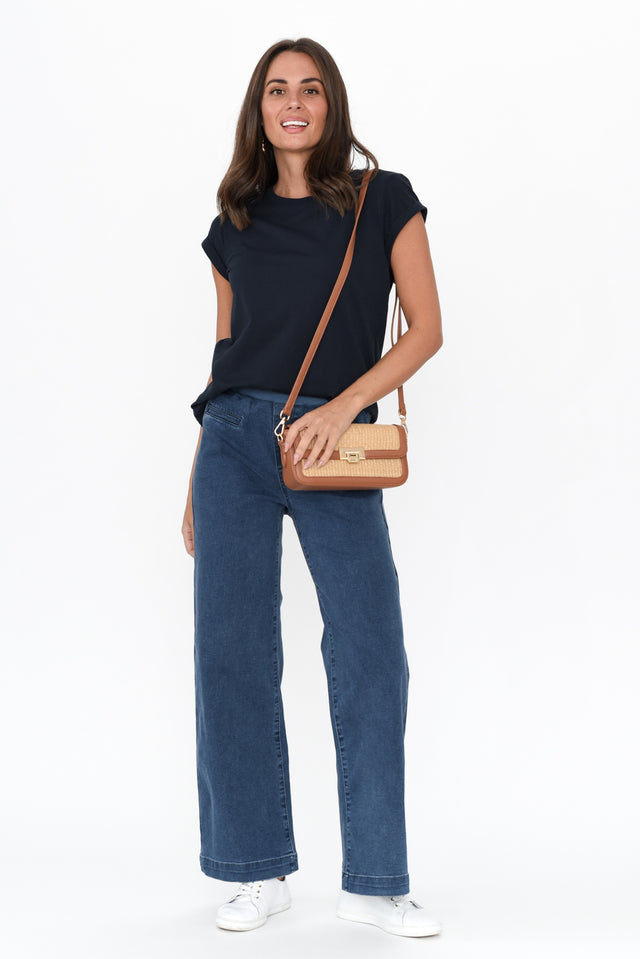 Maddy Blue Wide Leg Jeans image 3