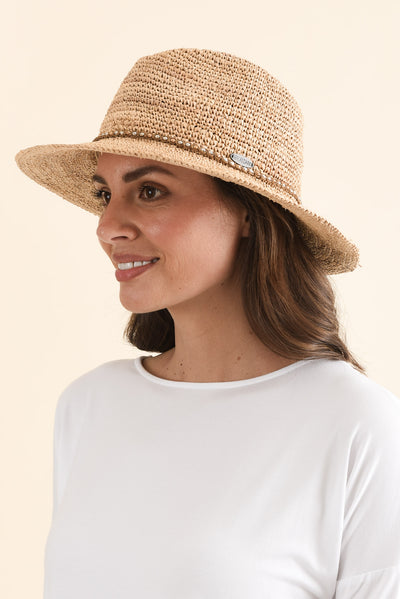 Magdalena Natural Raffia Safari Hat