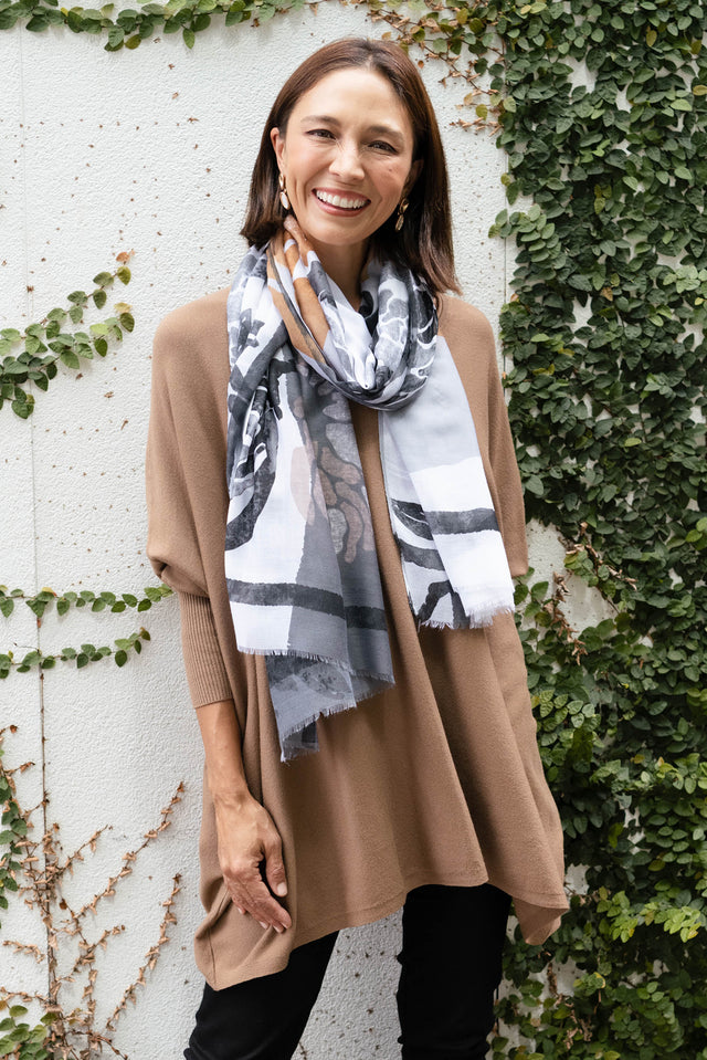 Maleny Black Garden Scarf image 4