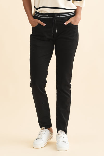 Margo Black Drawstring Pants