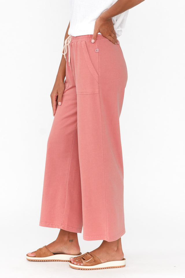 Mariam Blush Relaxed Track Pants image 4
