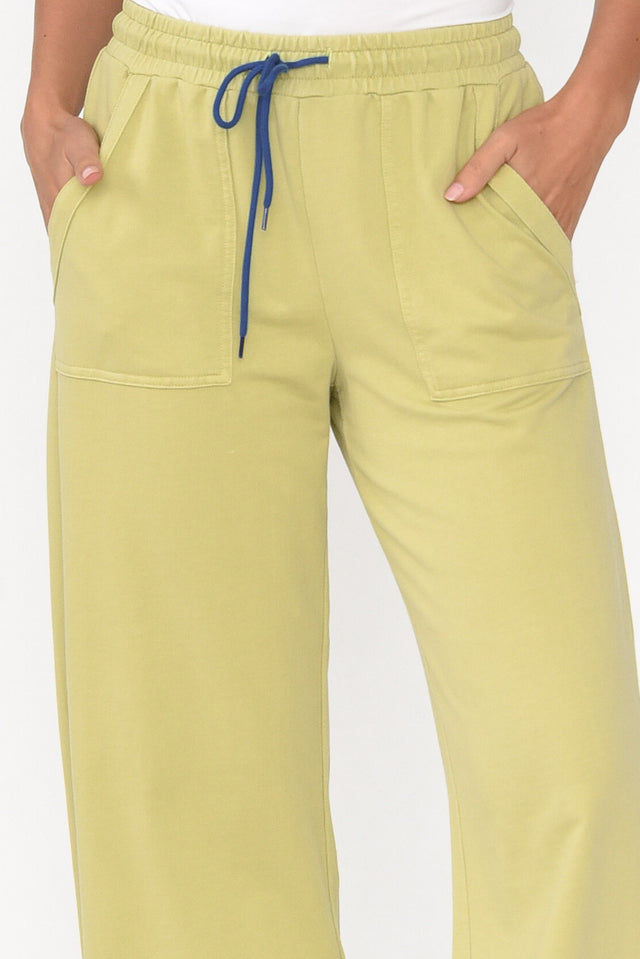 Mariam Green Relaxed Track Pants