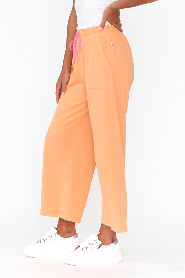 Mariam Orange Relaxed Track Pants image 4