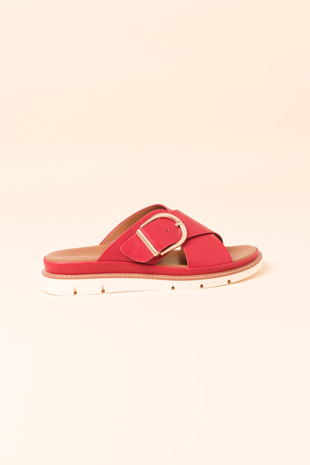 Marley Red Buckle Slide image 1