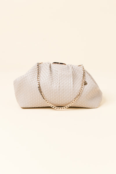Martinique Natural Woven Clutch