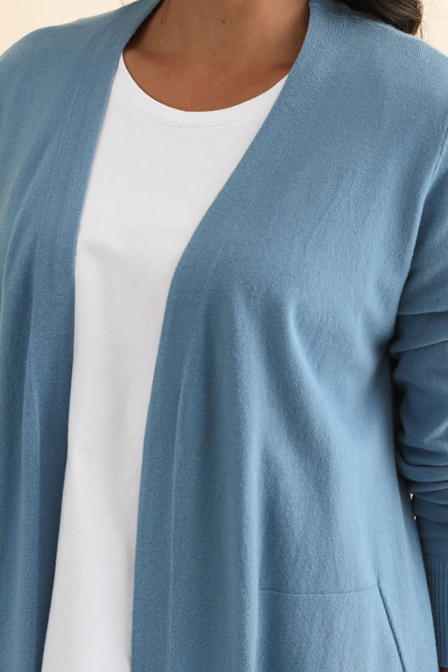 Mary Steel Pocket Cardigan,Brunette model,alt text|model:Brontie image 7