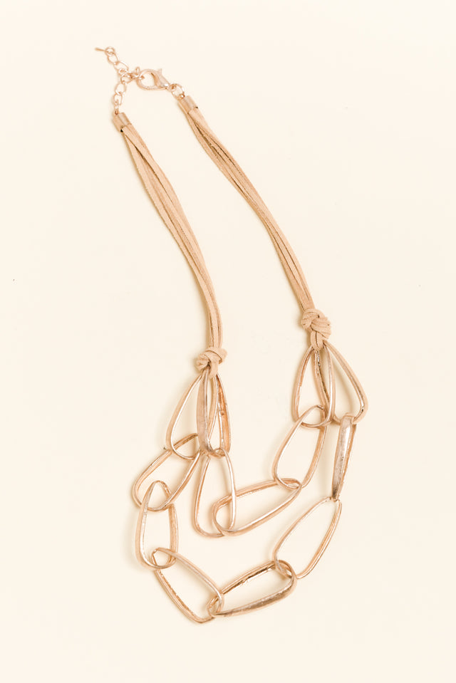 Minka Gold Link Necklace image 1