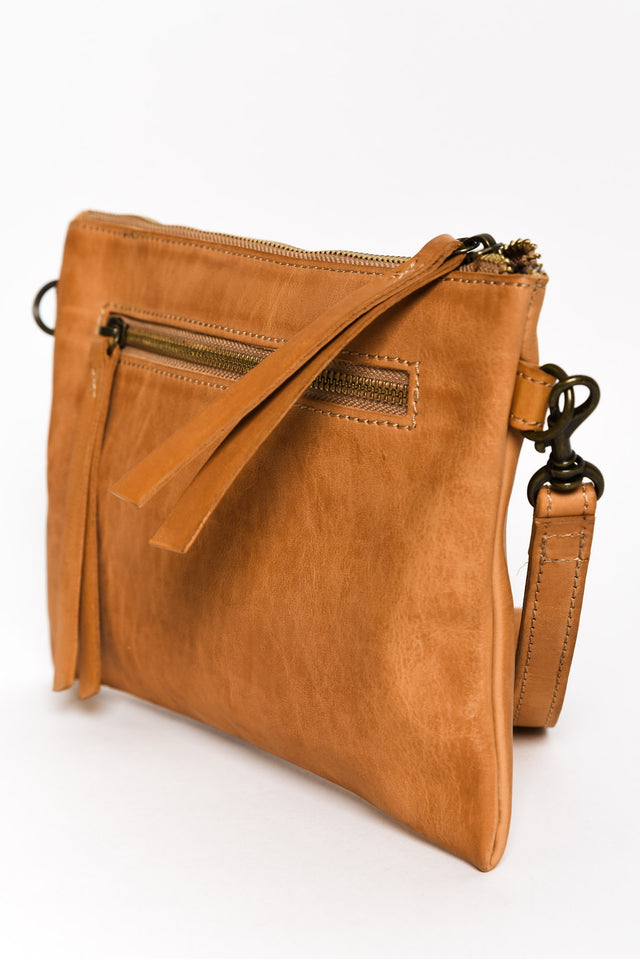 Monterey Tan Leather Crossbody Bag image 2