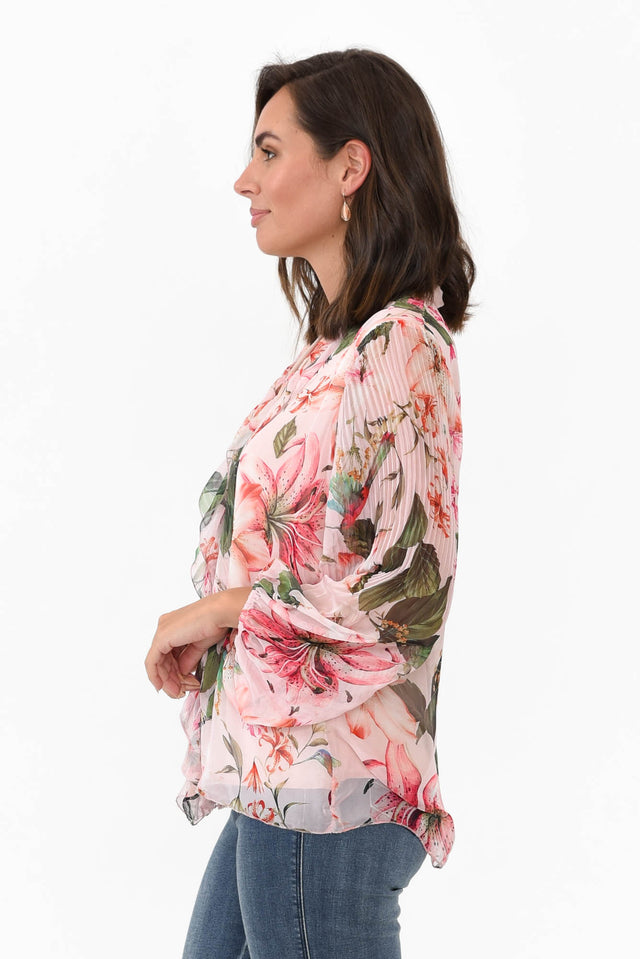 Narda Blush Garden Frill Top