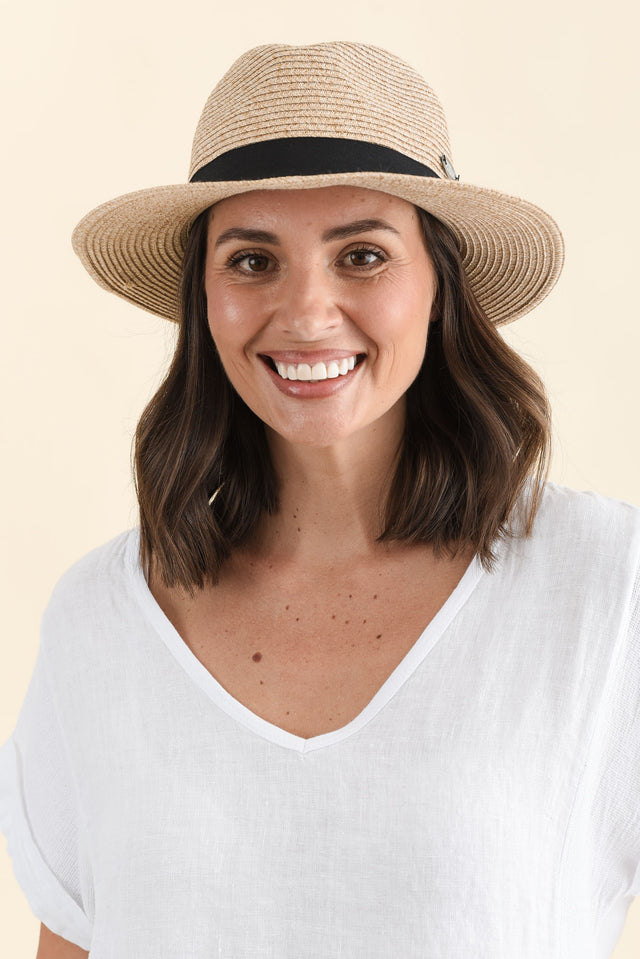 Natural Wide Brim Travel Fedora image 5