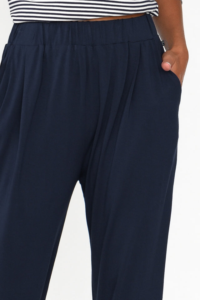 Navy Bamboo Everyday Pants