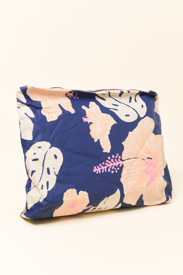 Navy Tropical Max Splash Proof Pouch